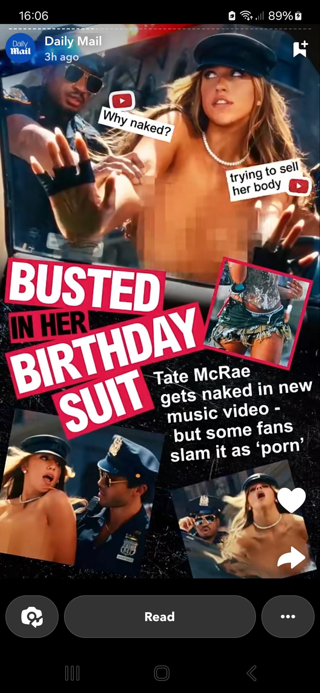 Algunas personas la odian en el video, pero ella ni siquiera está desnuda,  está borrosa. Si crees que este video no es icónico, entonces sal de tater  tots, es patético. : rtatemcrae