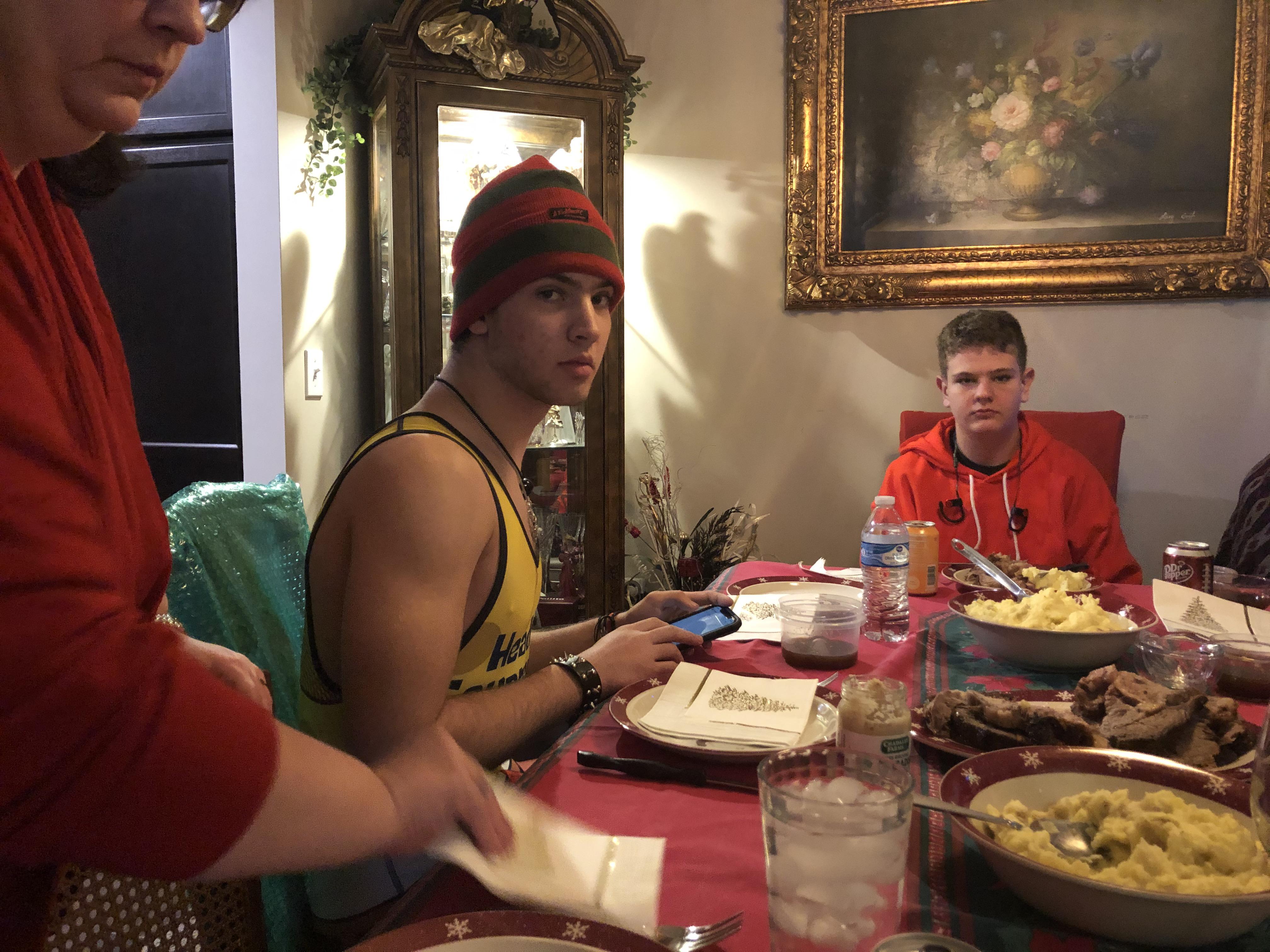 We Said Agree To Dress Up For Christmas Eve Dinner And You Can Be As Casual As You Want On Christmas Day Funny