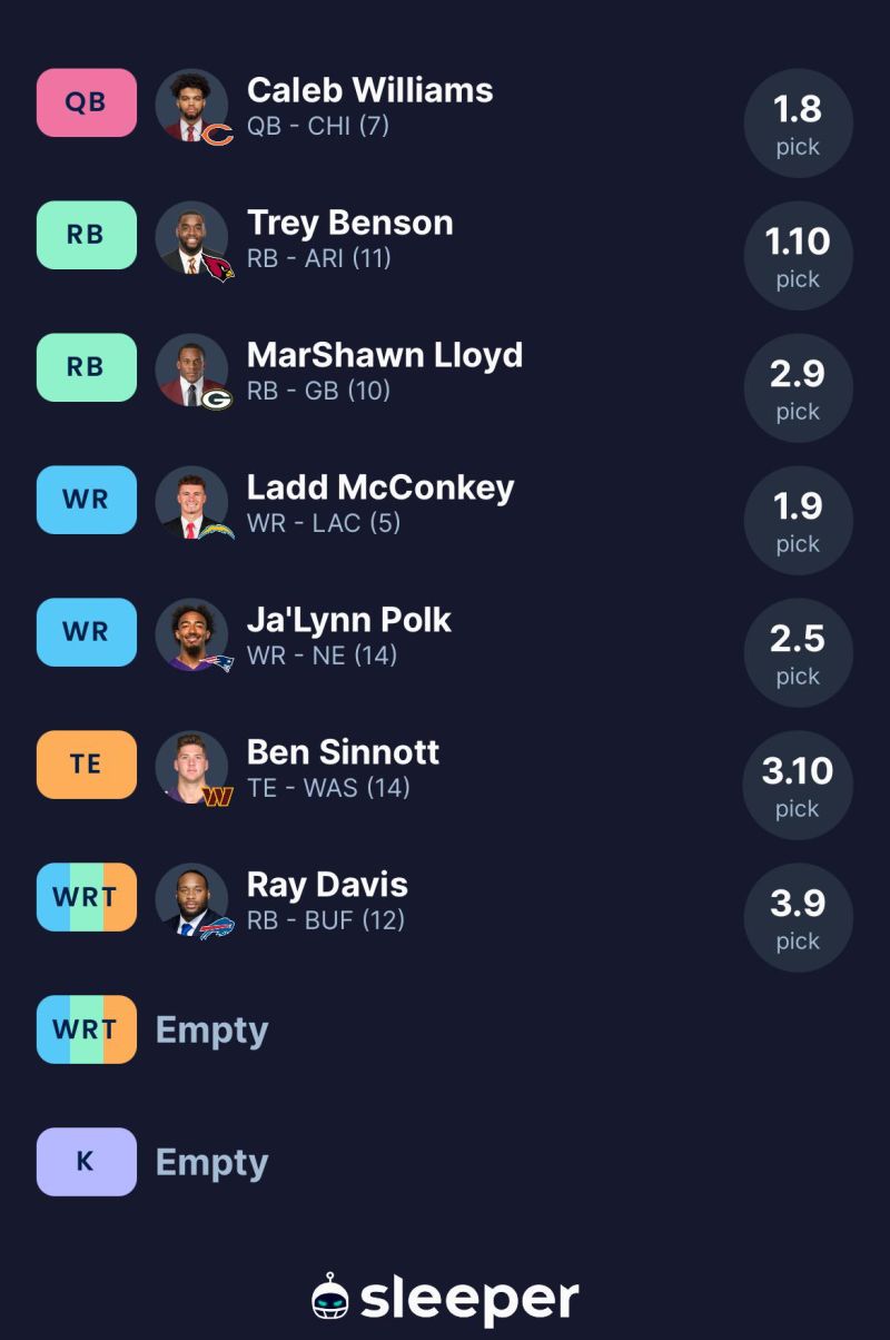 Draft Help R Sleeperapp - Best Light Backgrounds in Mobile