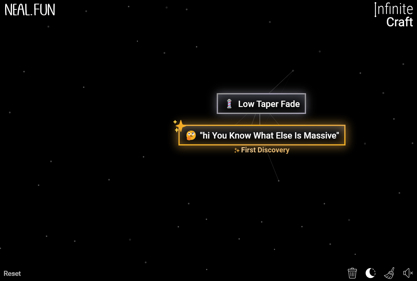 How to get rid of the hi? : rinfinitecraft