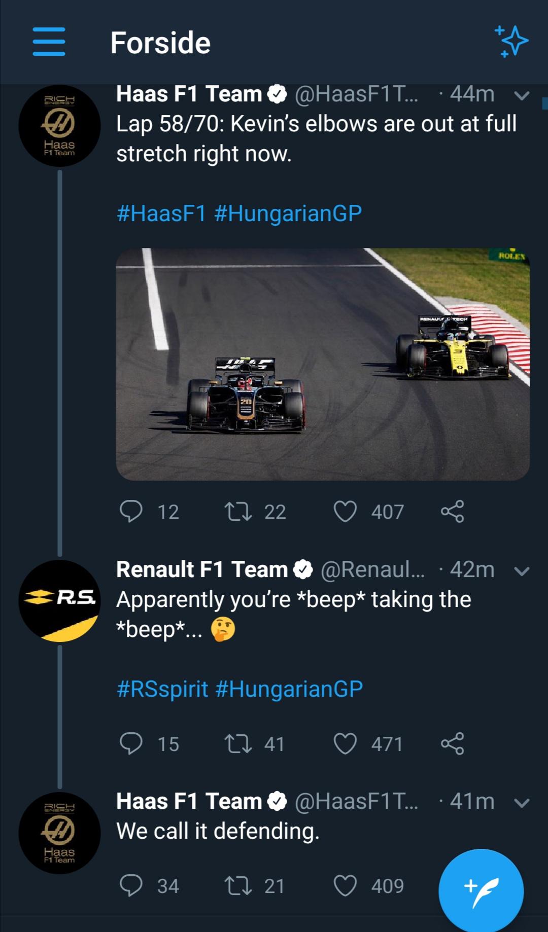 Haas Being Savages Formula1