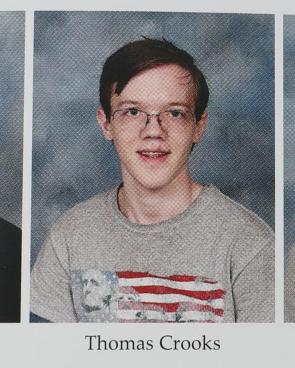 A 2020 yearbook photo of Thomas Matthew Crooks,the person behind Trump’s assassination attempt.