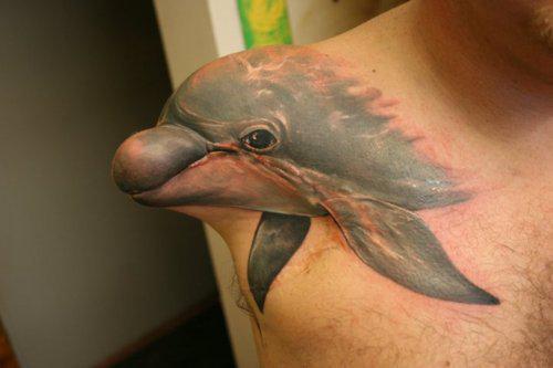 Dolphin Tattoo - Amputates User's Arm - +100 Intimidation - -30 Defense : R/Itemshop 333_x_500_jpg
