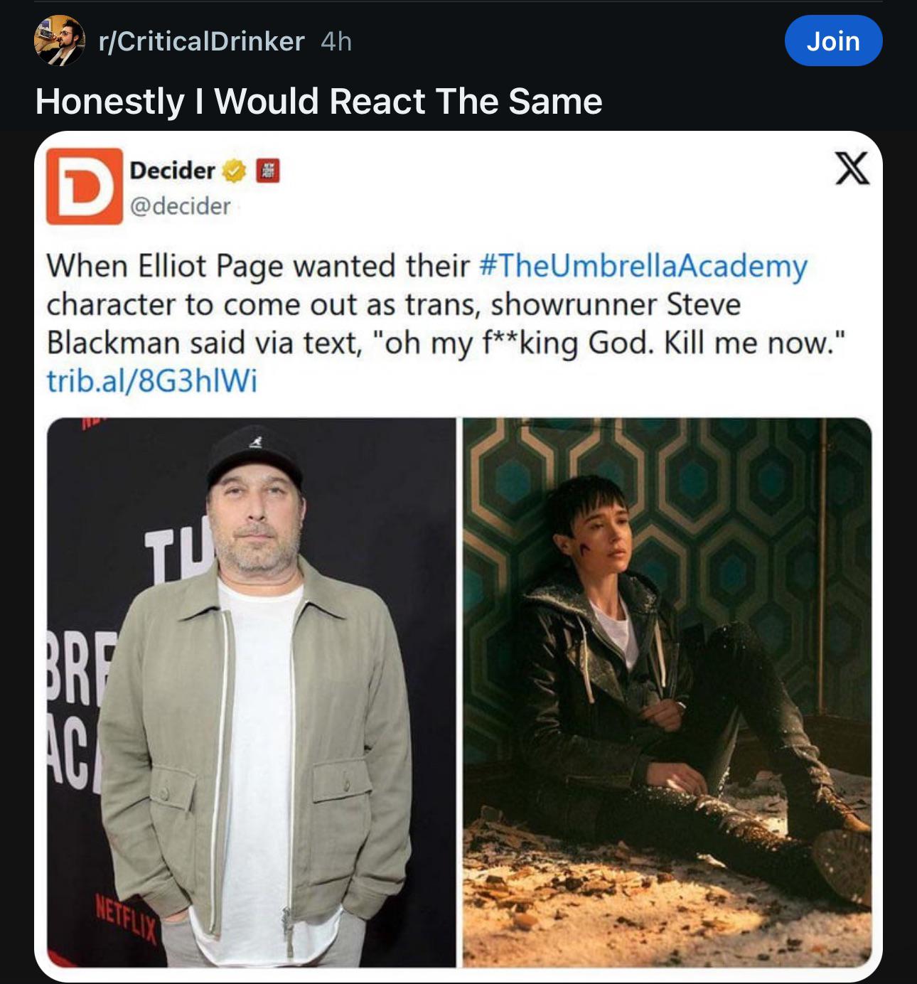 rcriticaldrinker tries to not be transphobic challenge (Impossible!) :  rsaltierthankrayt