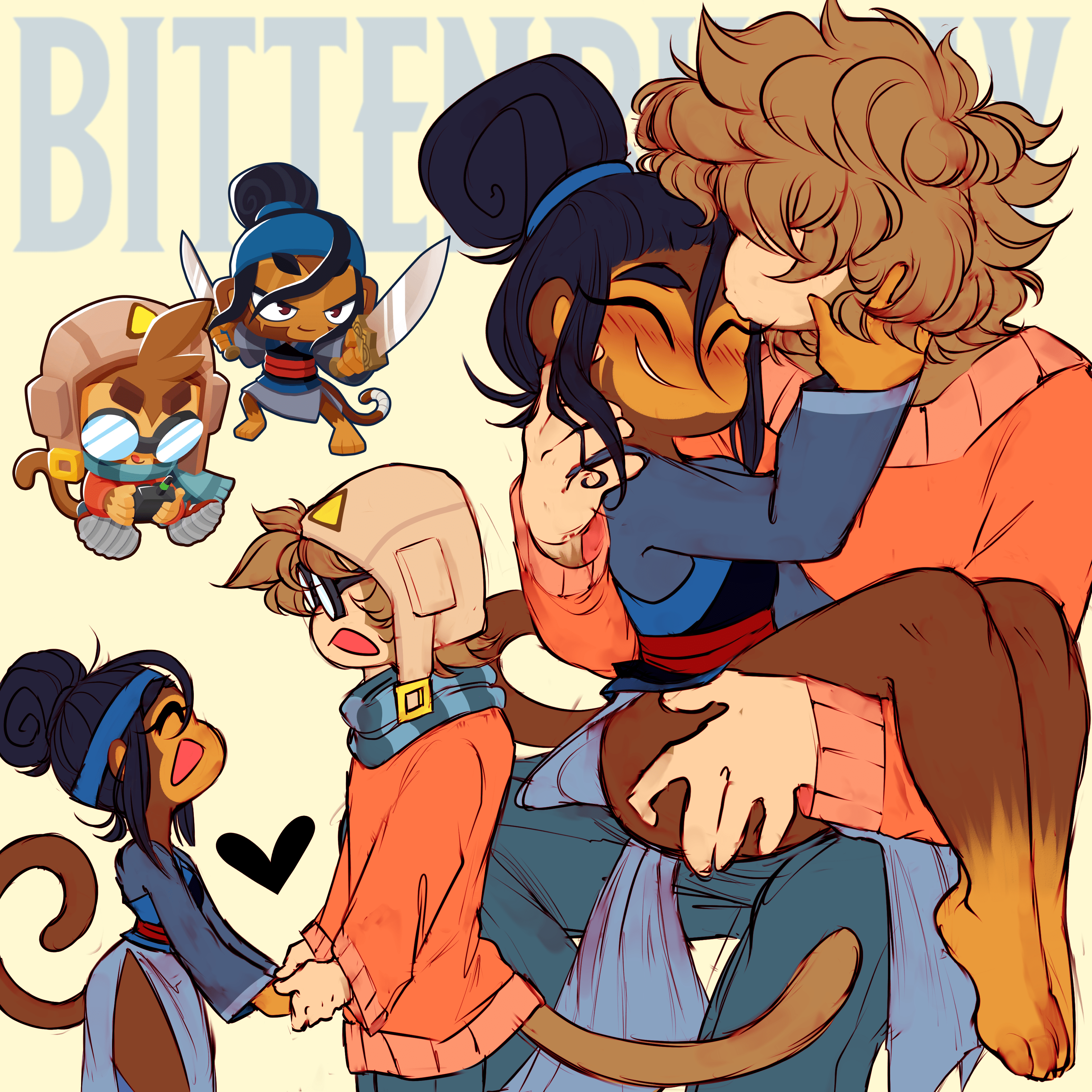 some people on Reddit dont like it when I draw Etienne x Sauda so I drew  more Etienne x Sauda : rbtd6