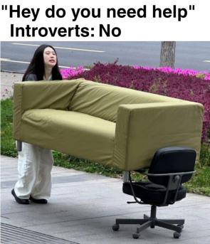Introverts will do anything but ask for help