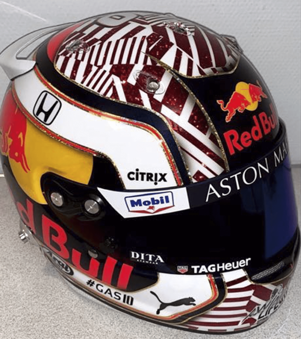 Pierre Gasly Helmet Detroit Auto Show