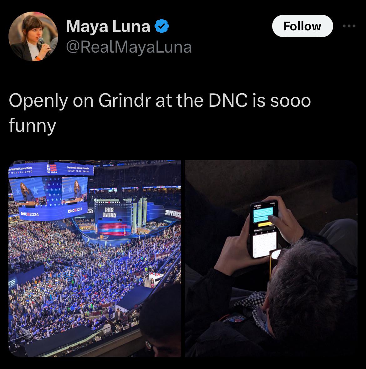 cranes overzooms in on someones phone* Look at this dude openly on Grindr  LMAO : rfacepalm