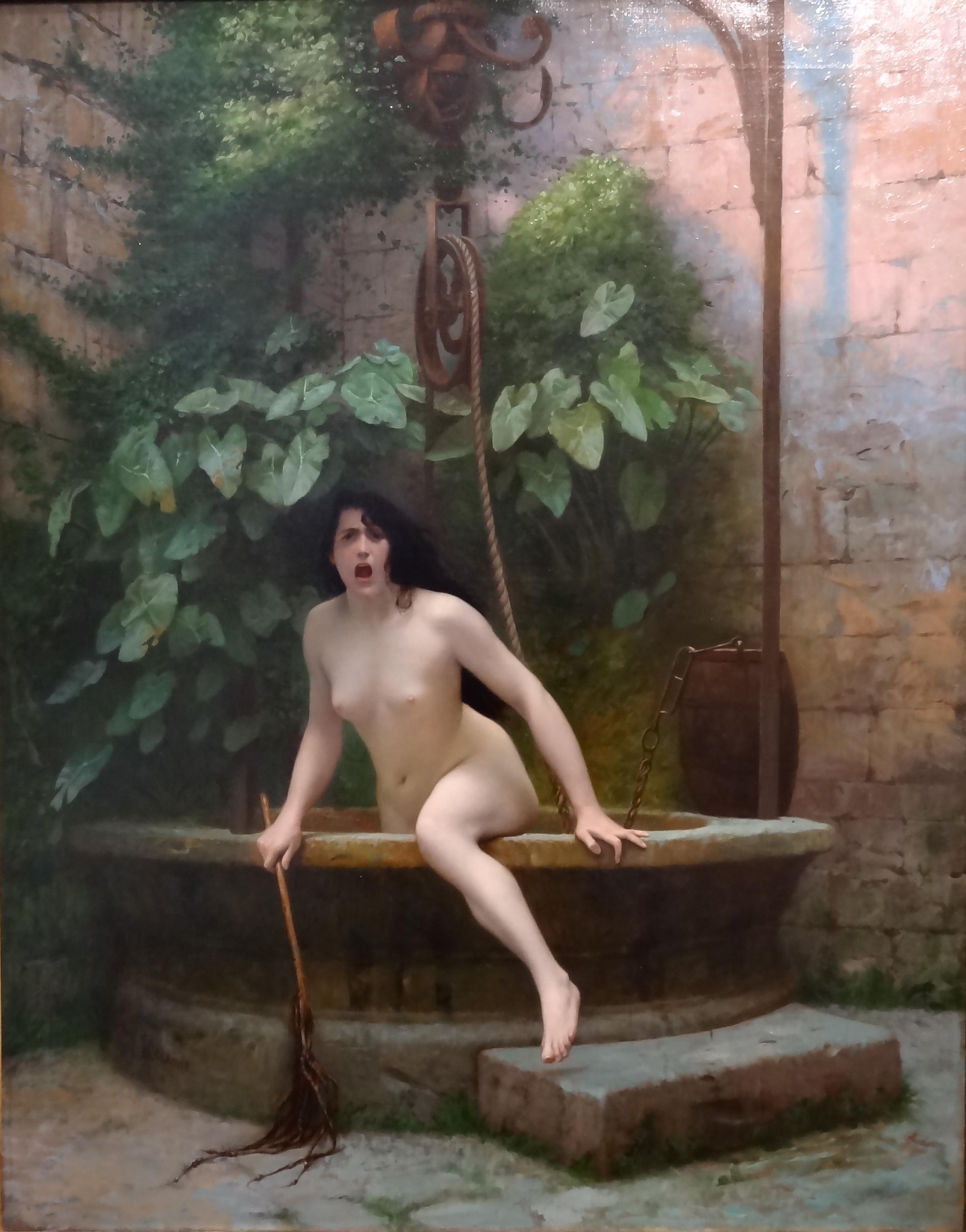 Truth Coming Out Of Her Well by Jean-Léon Gérôme : rWitchesVsPatriarchy
