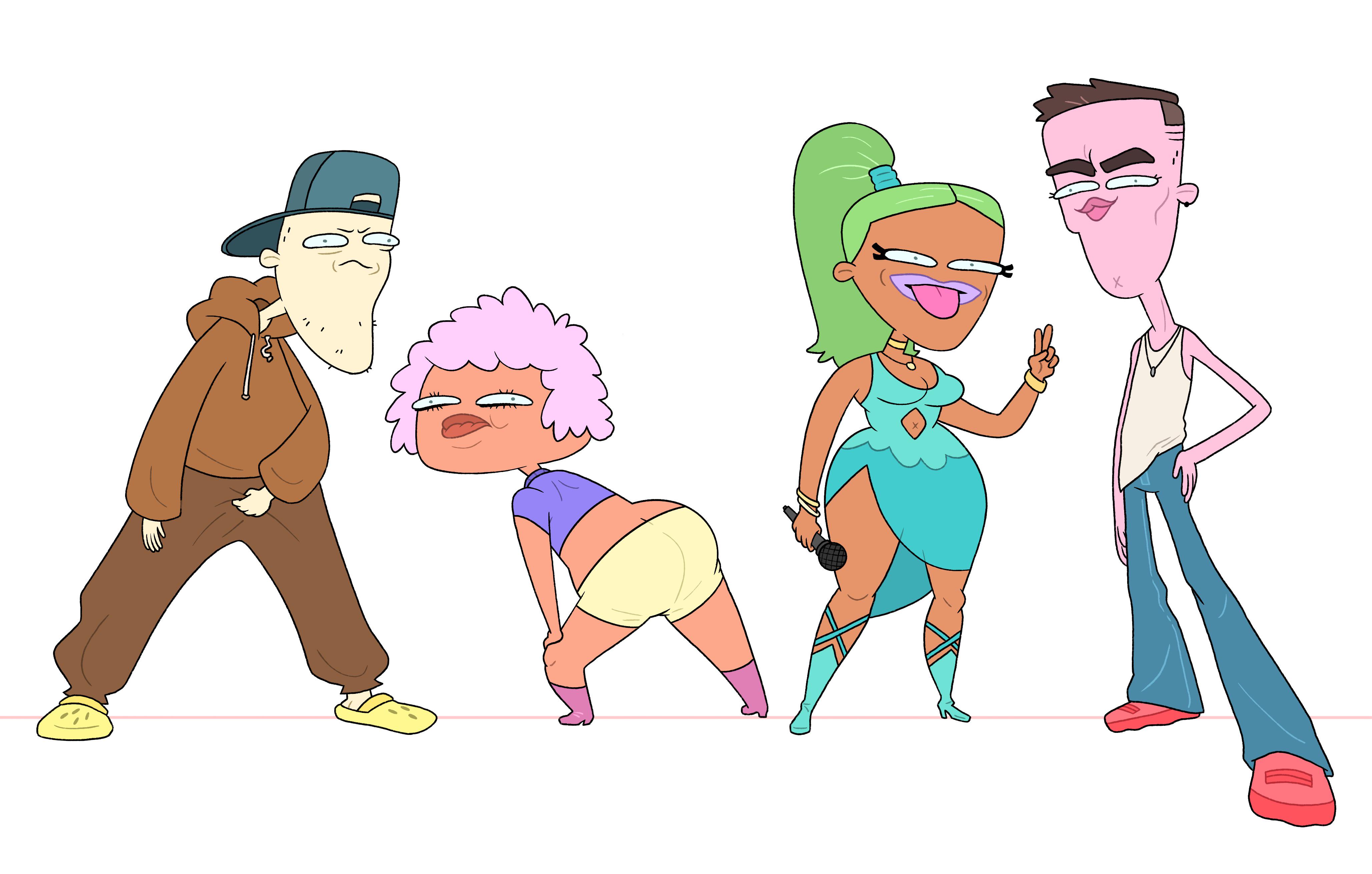 I drew these because I want to make an animated series making fun of the music industry. : ranimation