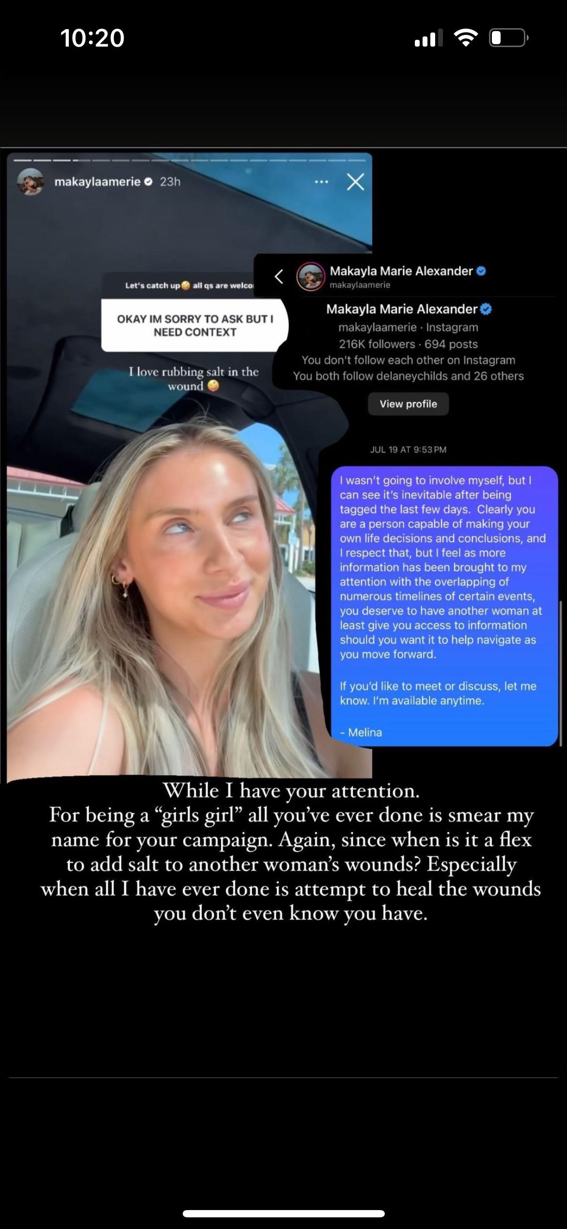 Been waiting for the tea..Makayla you clearly ARE a homewrecker : rgymsnark