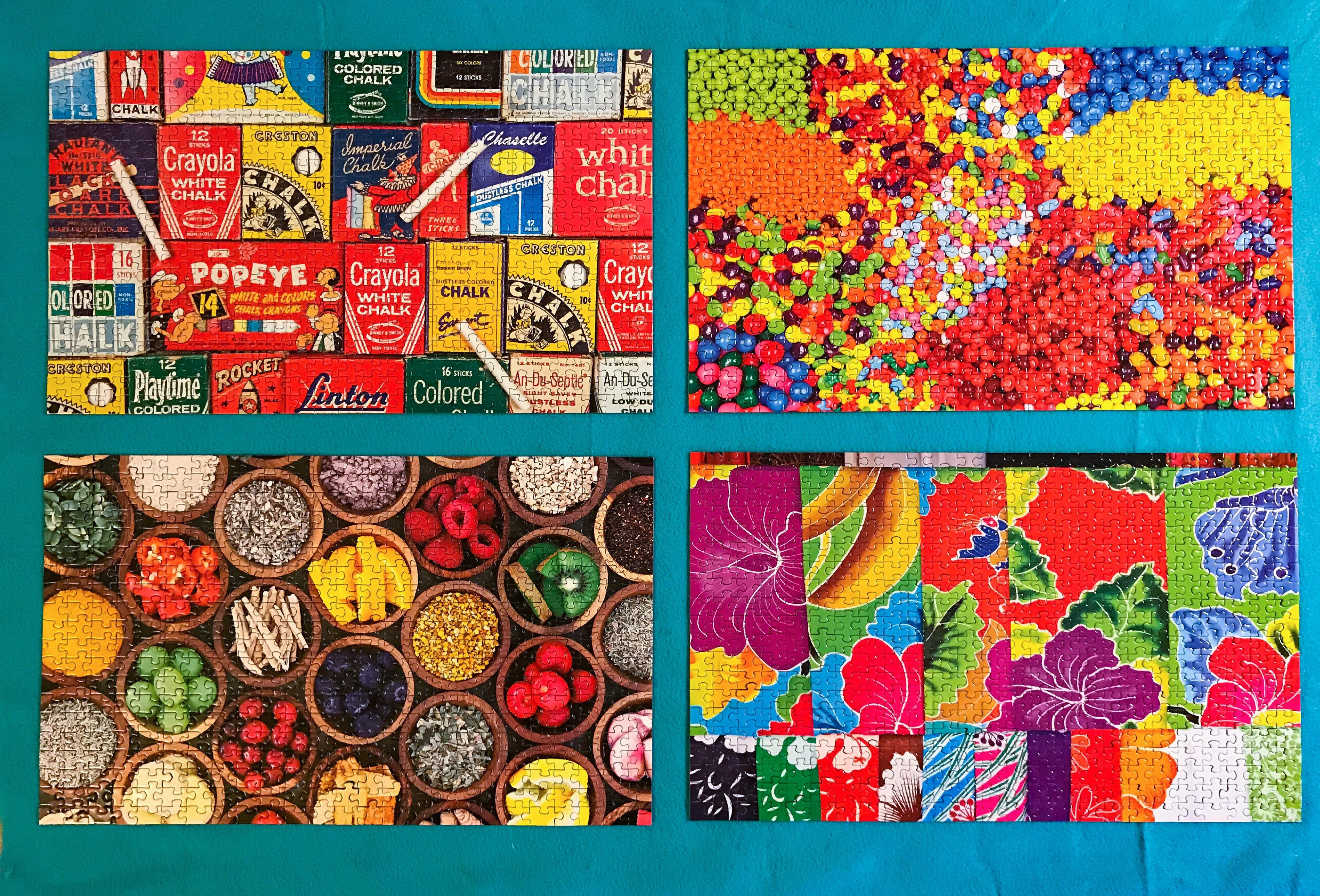 Cotton Candy Concession Stand 500 Piece Puzzlebug Puzzle From Dollar Tree Concession Stand Apple Popcorn Candy Apples