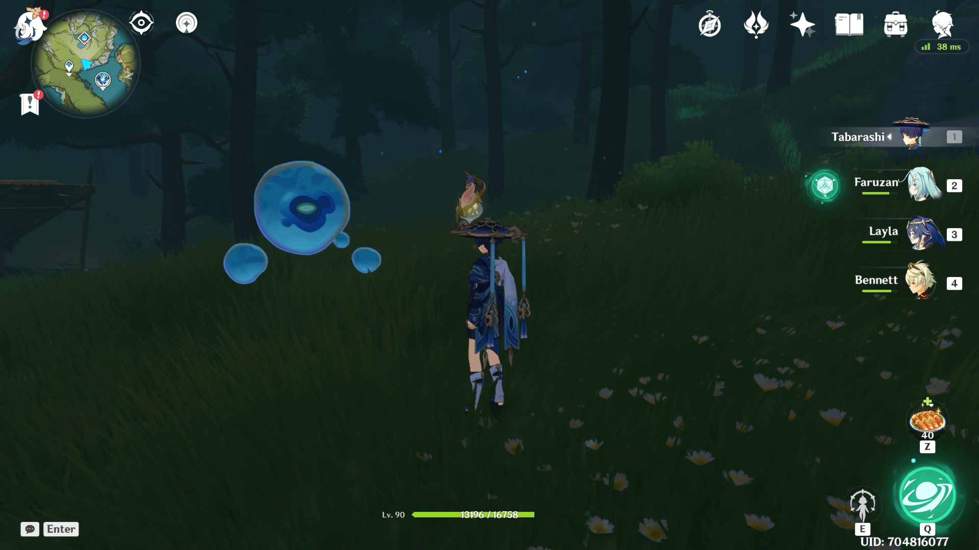 I am totally not the first one to notice this but was anyone going to tell  me theres a hydro Eidolon near Oceanid now : rGenshin_Impact