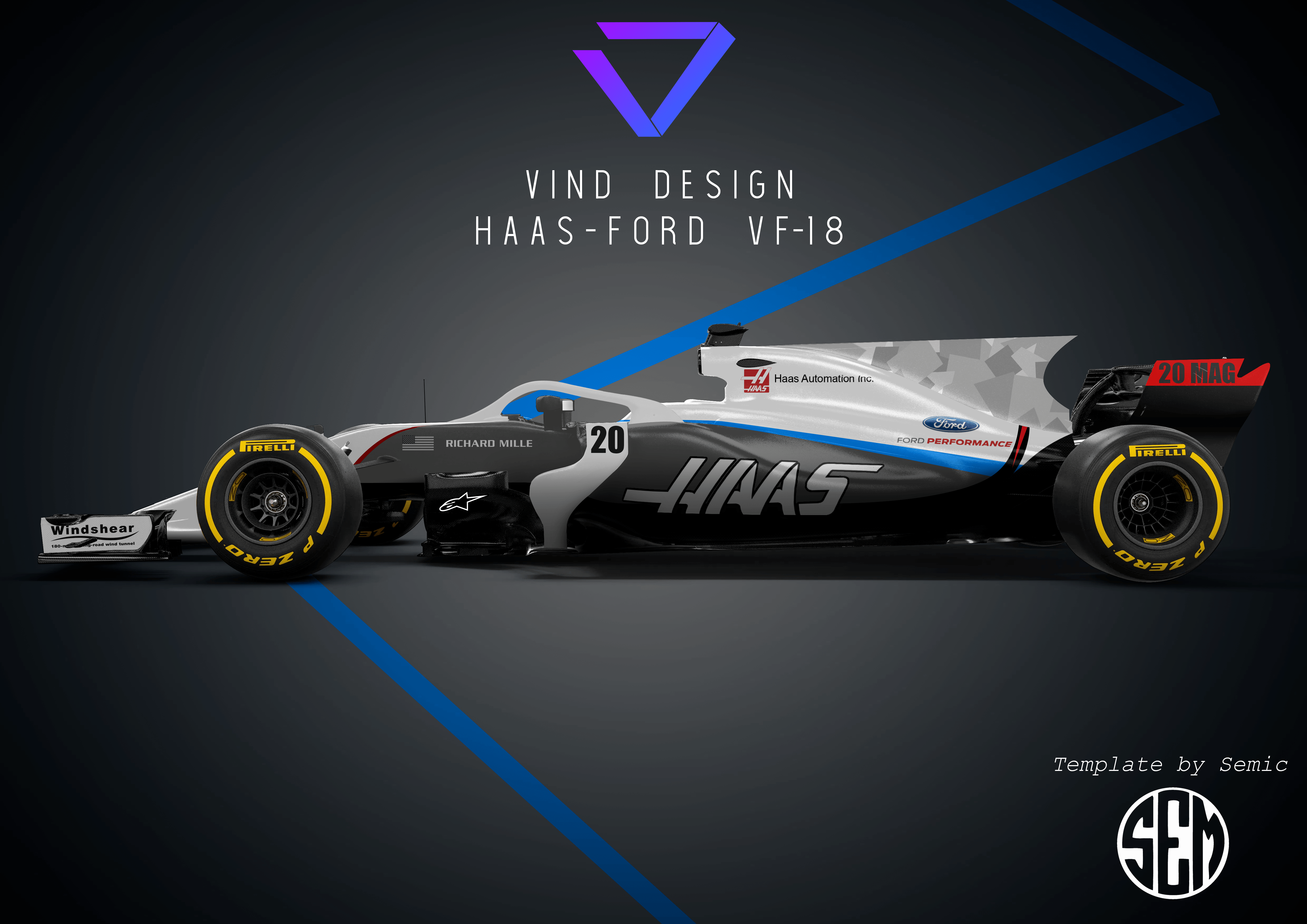 Oc Haas Ford Concept Livery Formula1