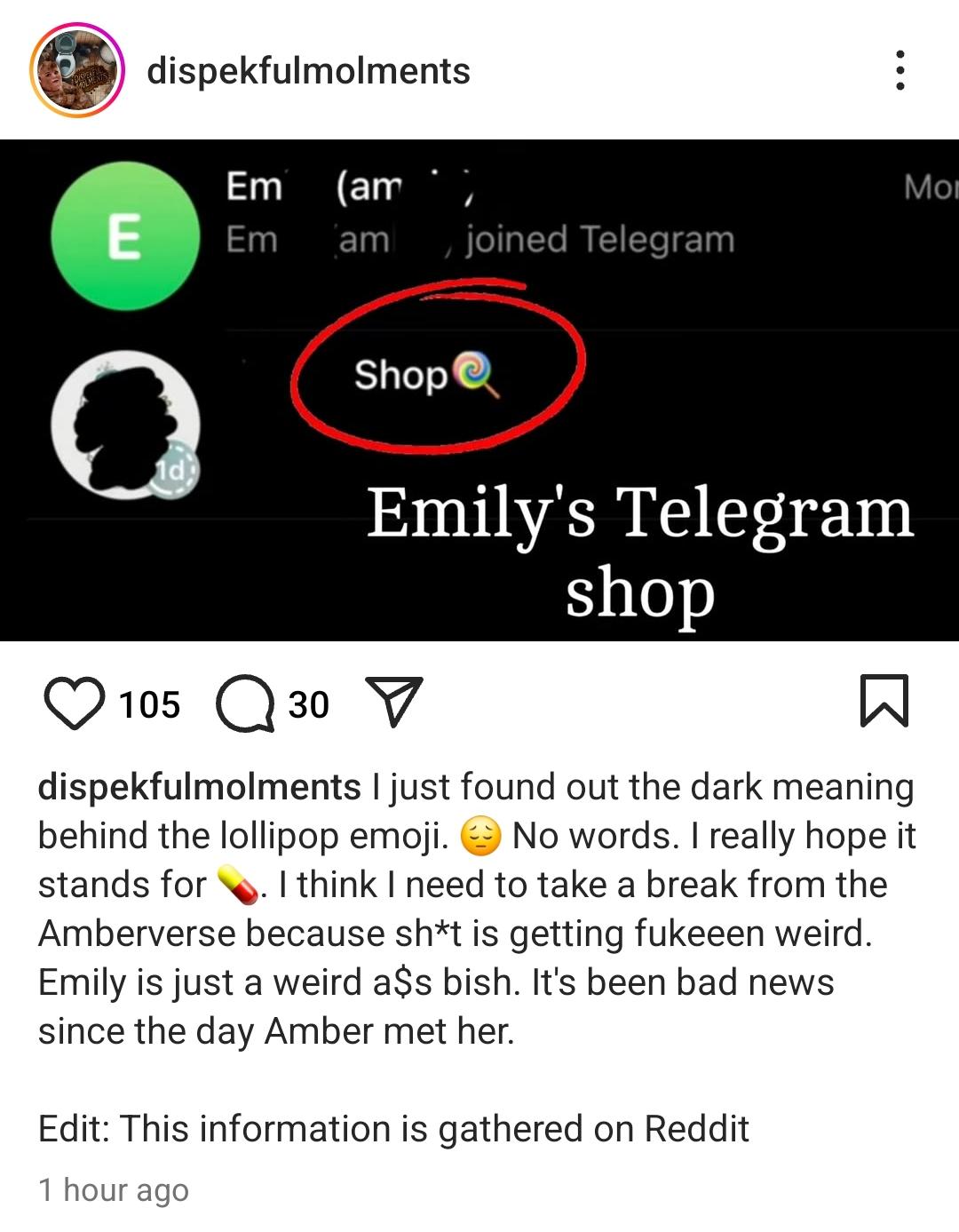 What is the lore on this? (Post deleted) : rAmberverse__