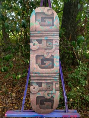 A skateboard I just painted [OC]