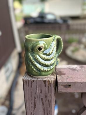 I couldn’t find the perfect octopus mug, so I made it myself.