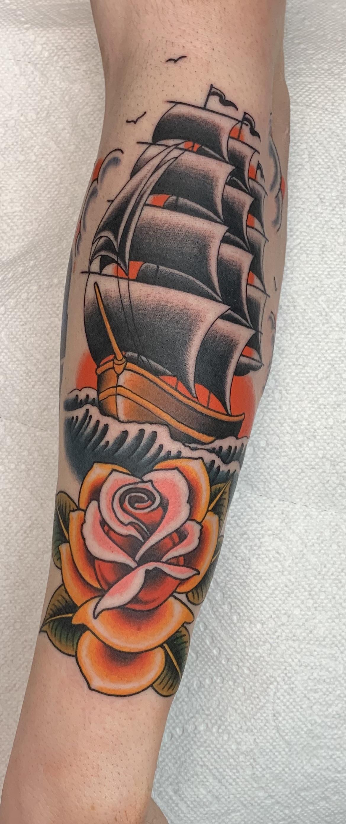 Calm sea is not a good sailor tatuagem A Calm Sea Never Made A Good Sailor Sailor Tattoo Tattoos How To Make
