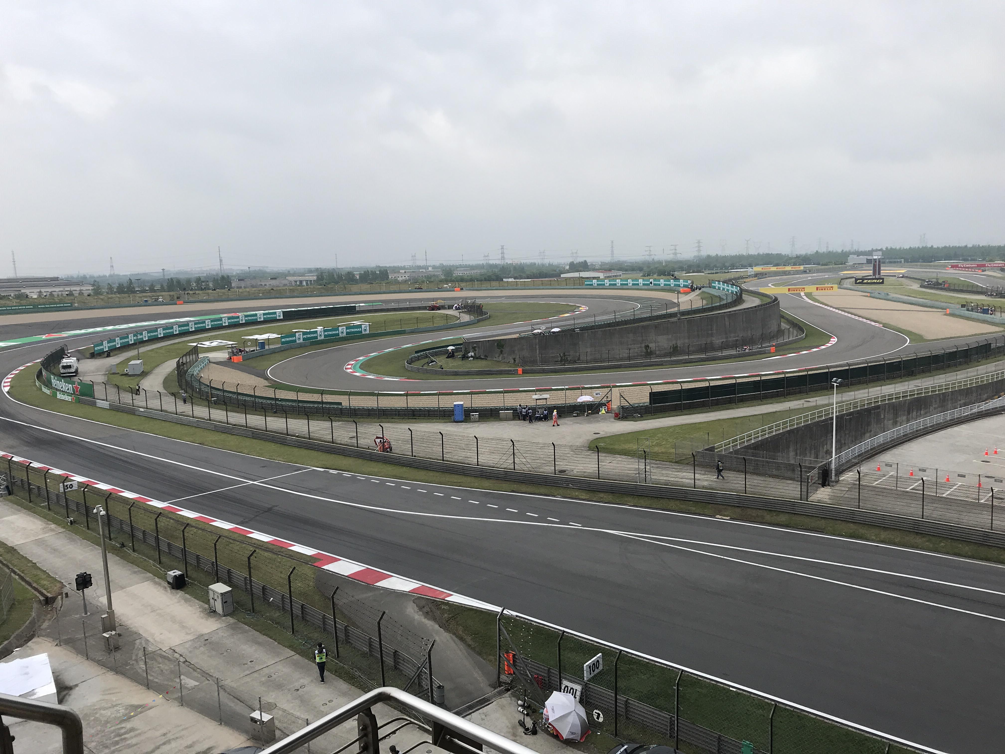 My View Of China Turn 1 Complex The Elevation Change Is