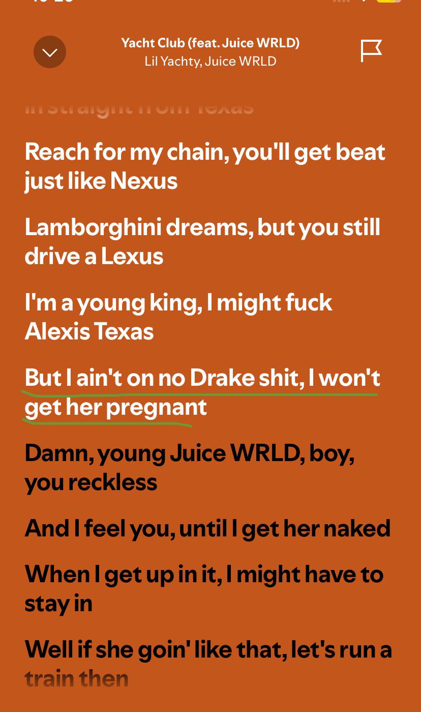 Was this a a Drake diss? : rJuiceWRLD