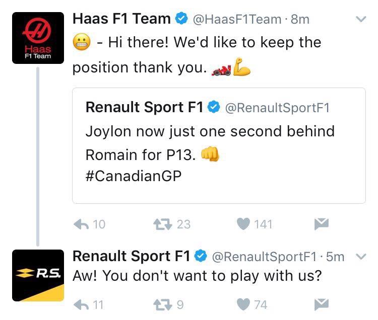 Team Twitter Banter Formula1