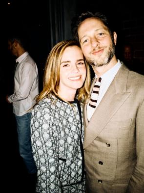 ‘a mix of fashion, film, contemporary art, and—yes—higher education’ – Emma with Derek Blasberg at an intimate dinner hosted by W Magazine on Thursday night ahead of the Oscars – IG March 2026