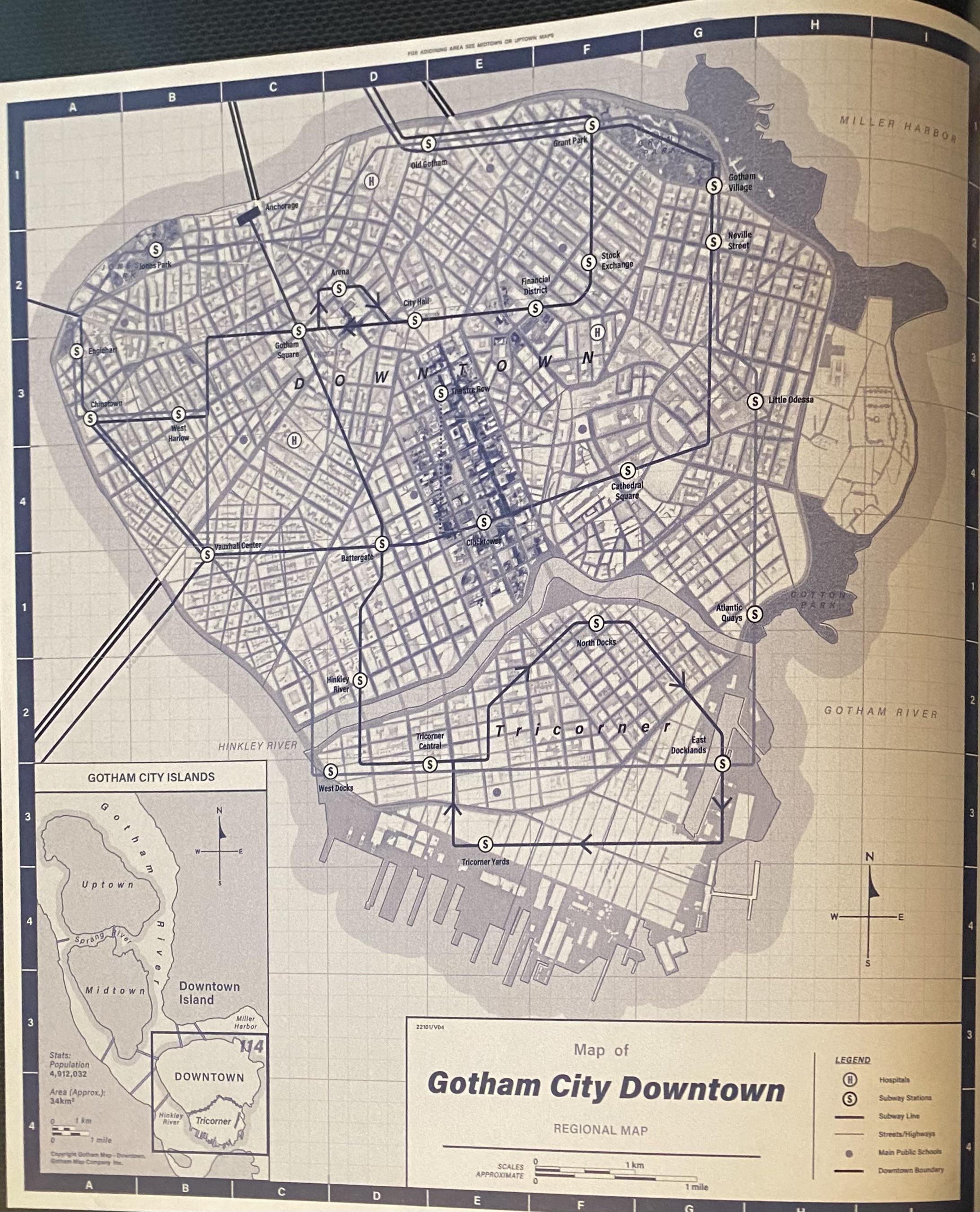 Gotham City Map Gothamcity Gothamfyp Gotham Batman Dccomics 