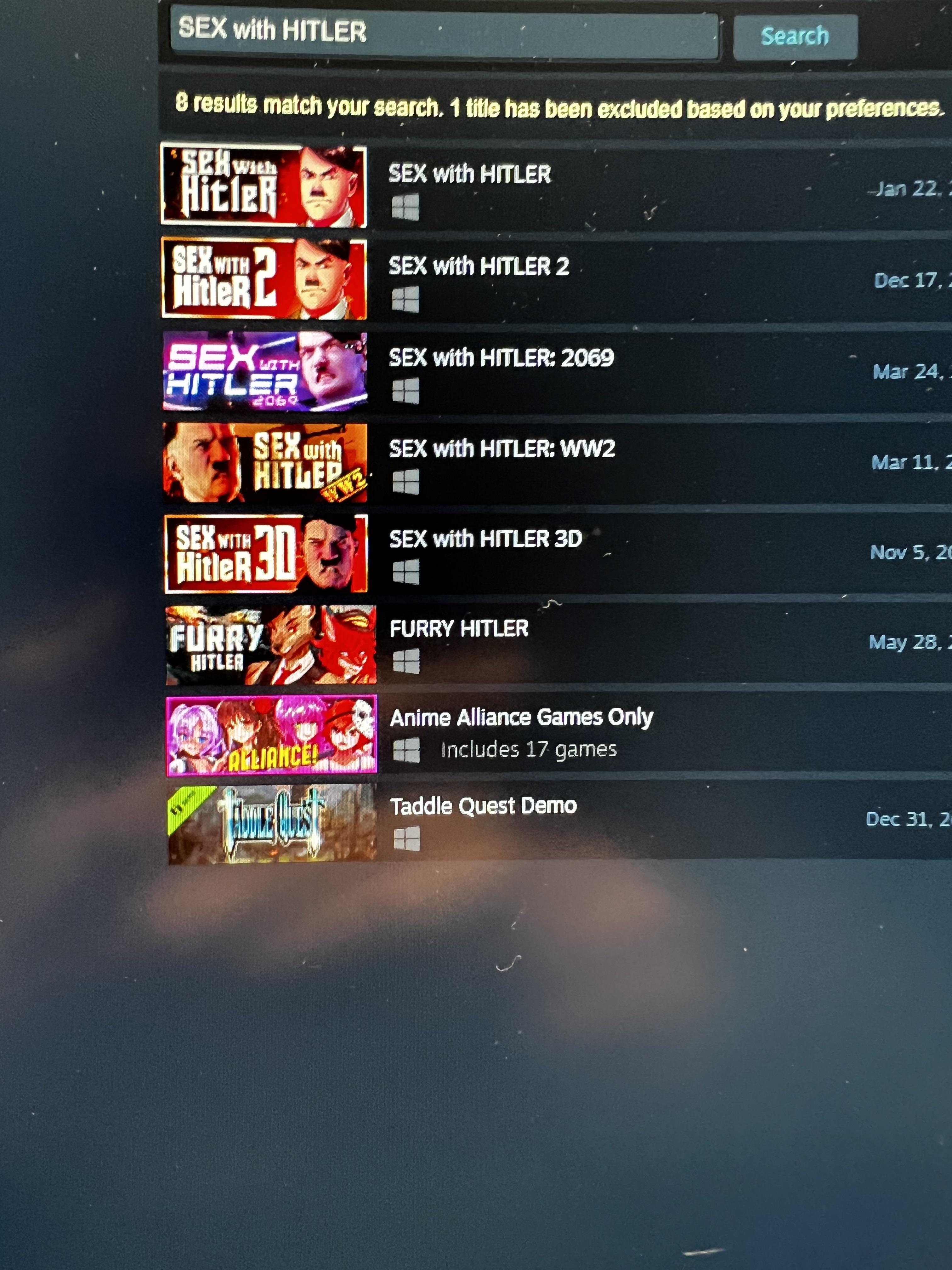 How good are the SEX with HITLER games? : rvideogames