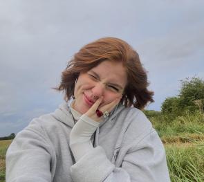 my hair is enjoying the nature vibes