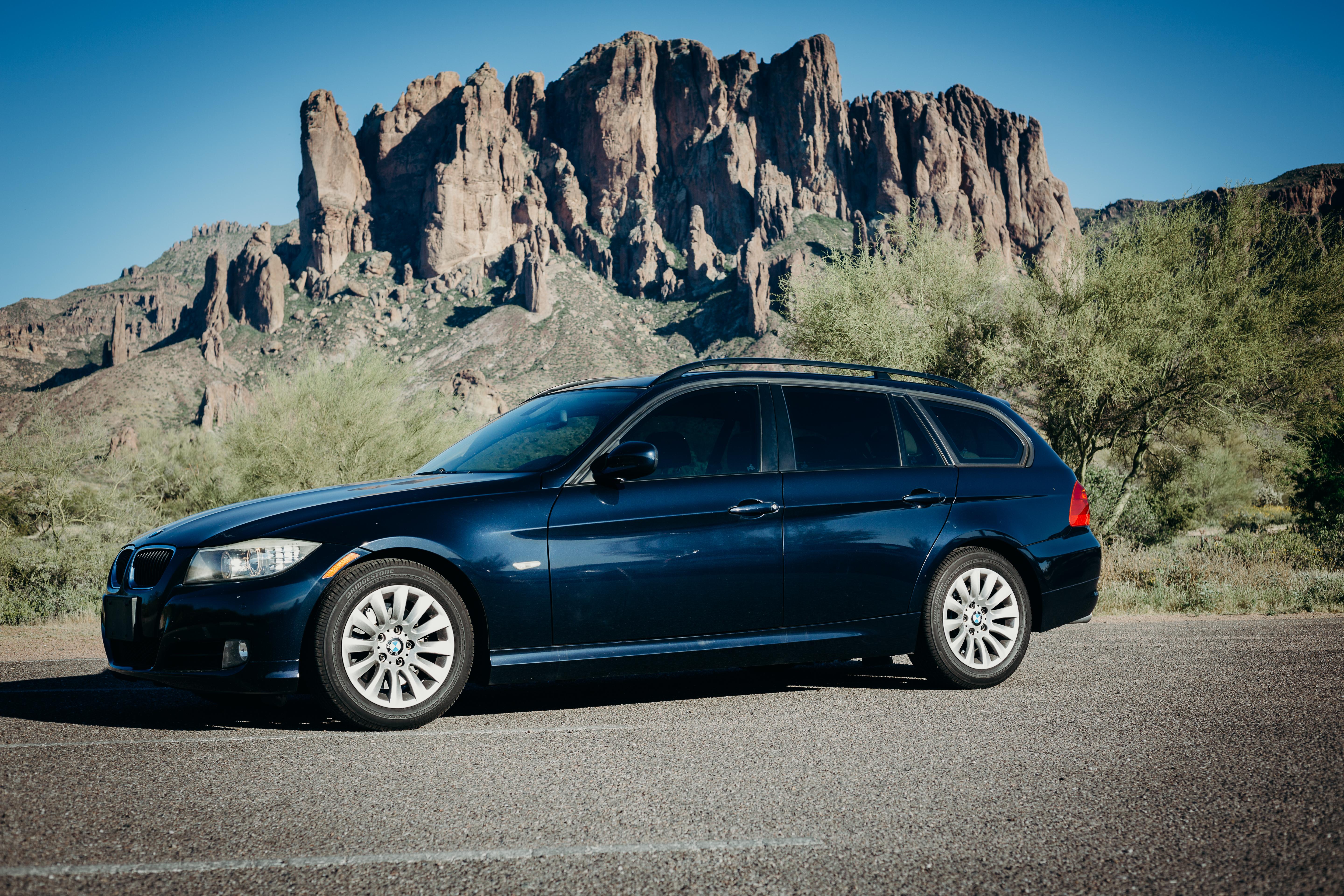 My e91 bmw in the az desert