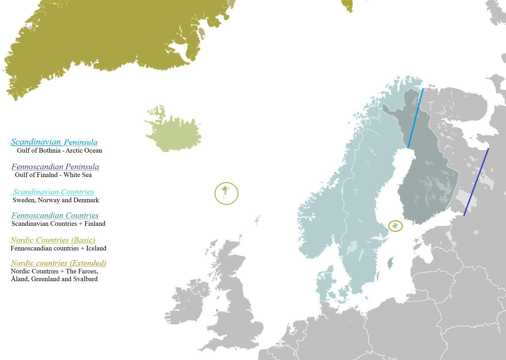 Map Of Peninsula 