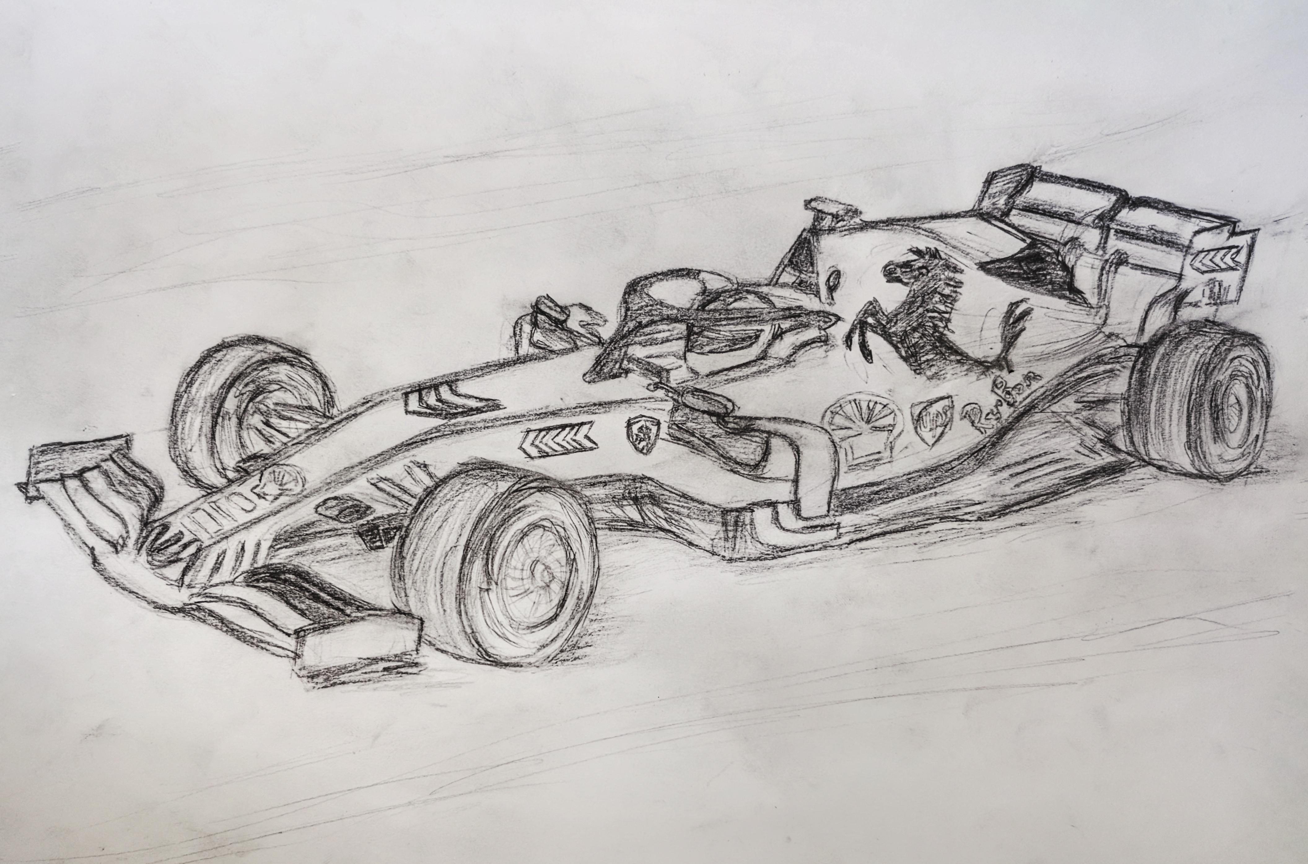A Quick Drawing That I Made After The Qualifying Formula1