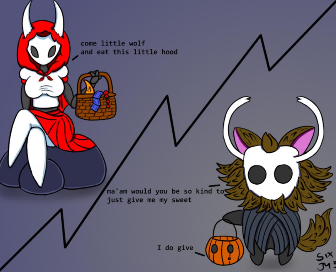 spooky month : rHollow_Knight_R34
