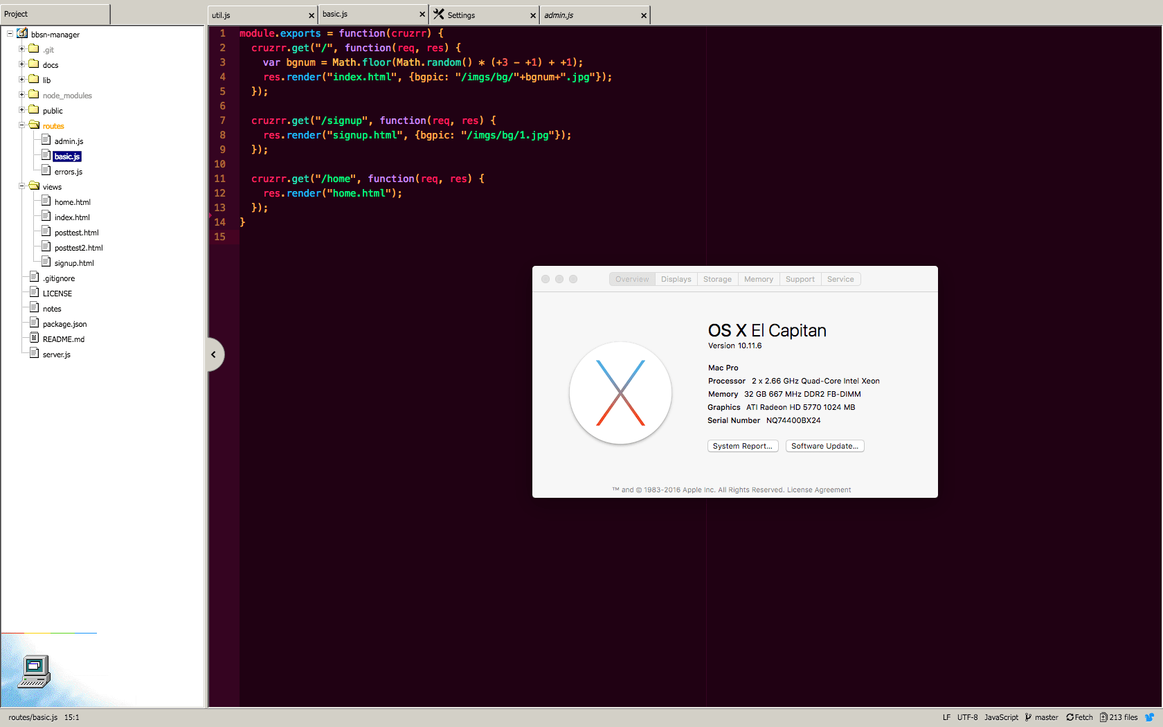 Atom On My Mac Pro 1 1 R Atom