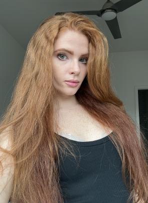 Young innocent redhead