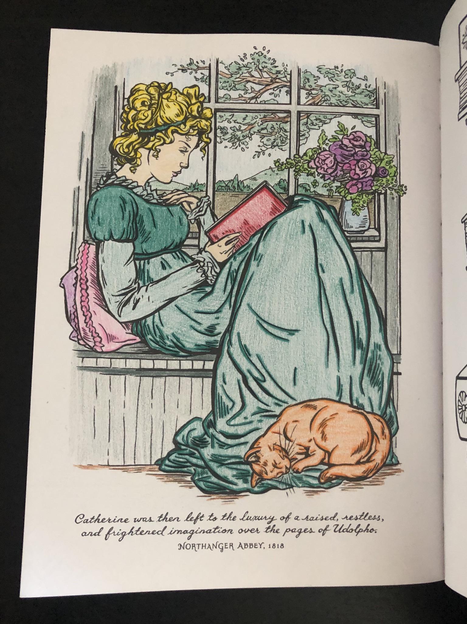 My Grandma Got Me A Jane Austen Coloring Book Janeausten