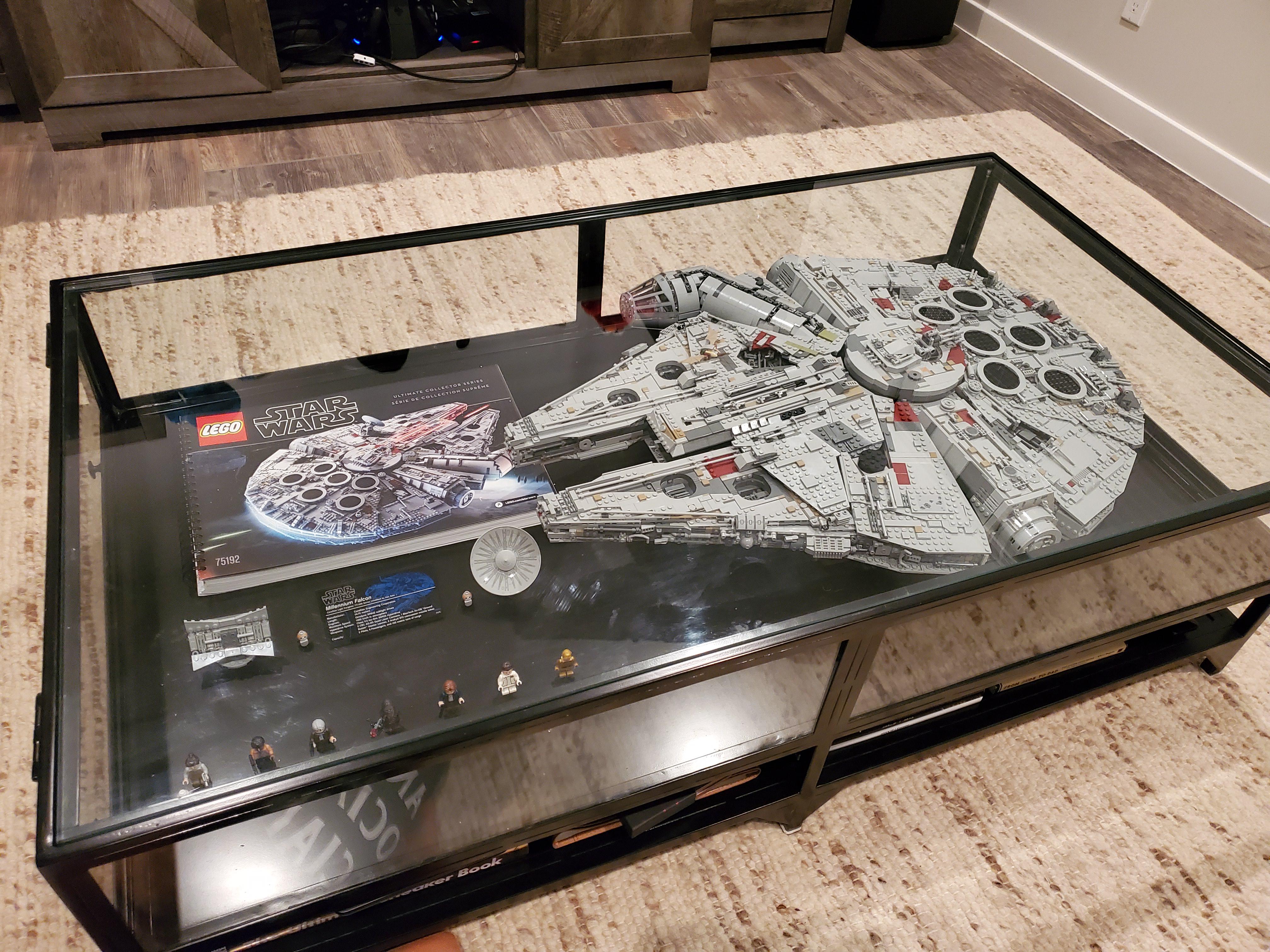 How about film franchise, saga, or luke skywalker? Just finished my new coffee table : legostarwars