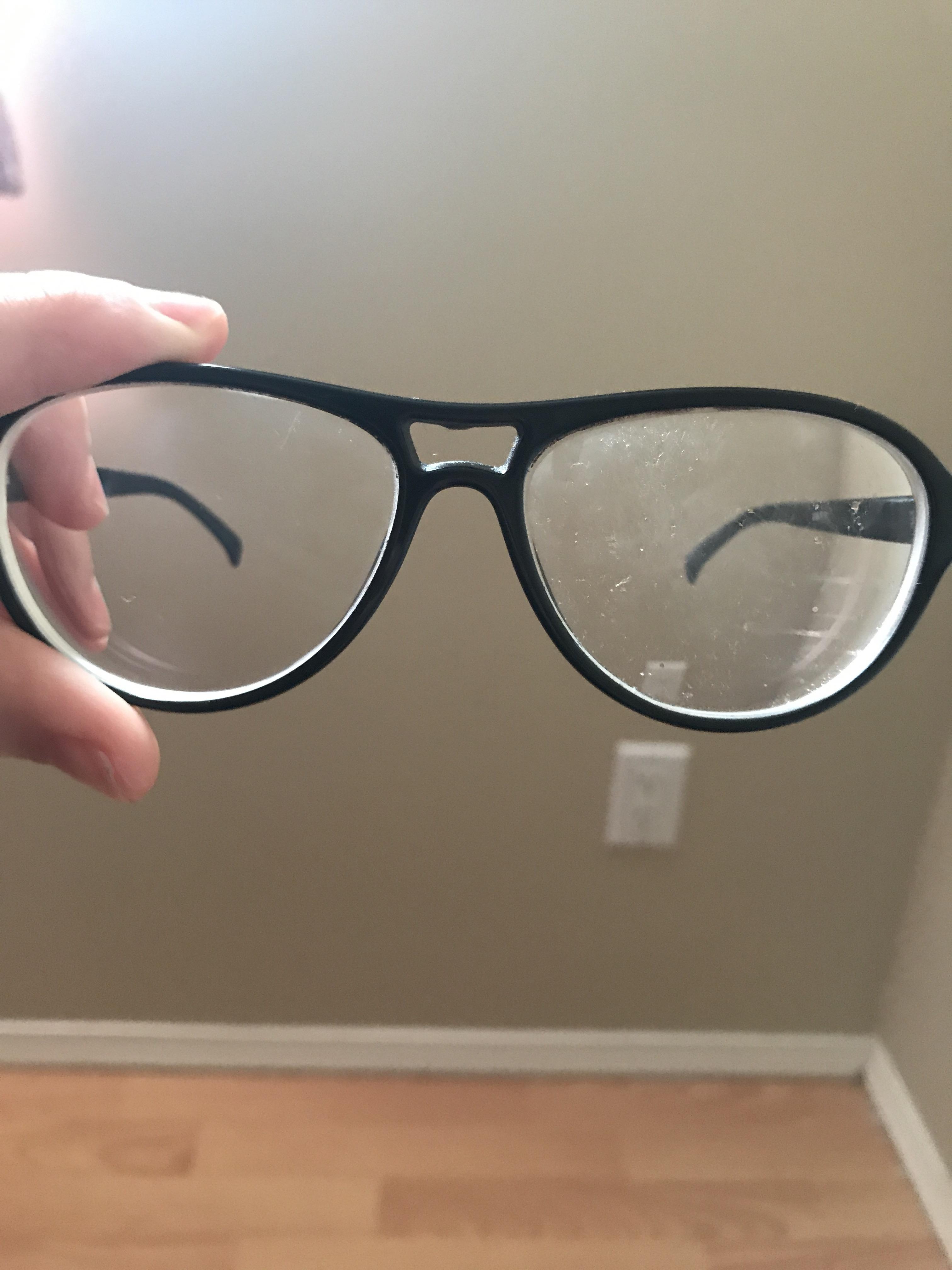 I M Blind In One Eye So Often I Subconsciously Only Clean One Lens Mildlyinteresting