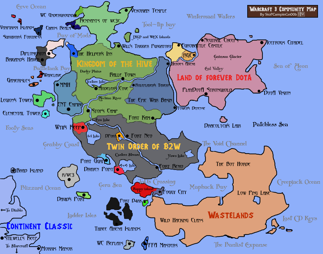 Mapa De World Of Warcraft 