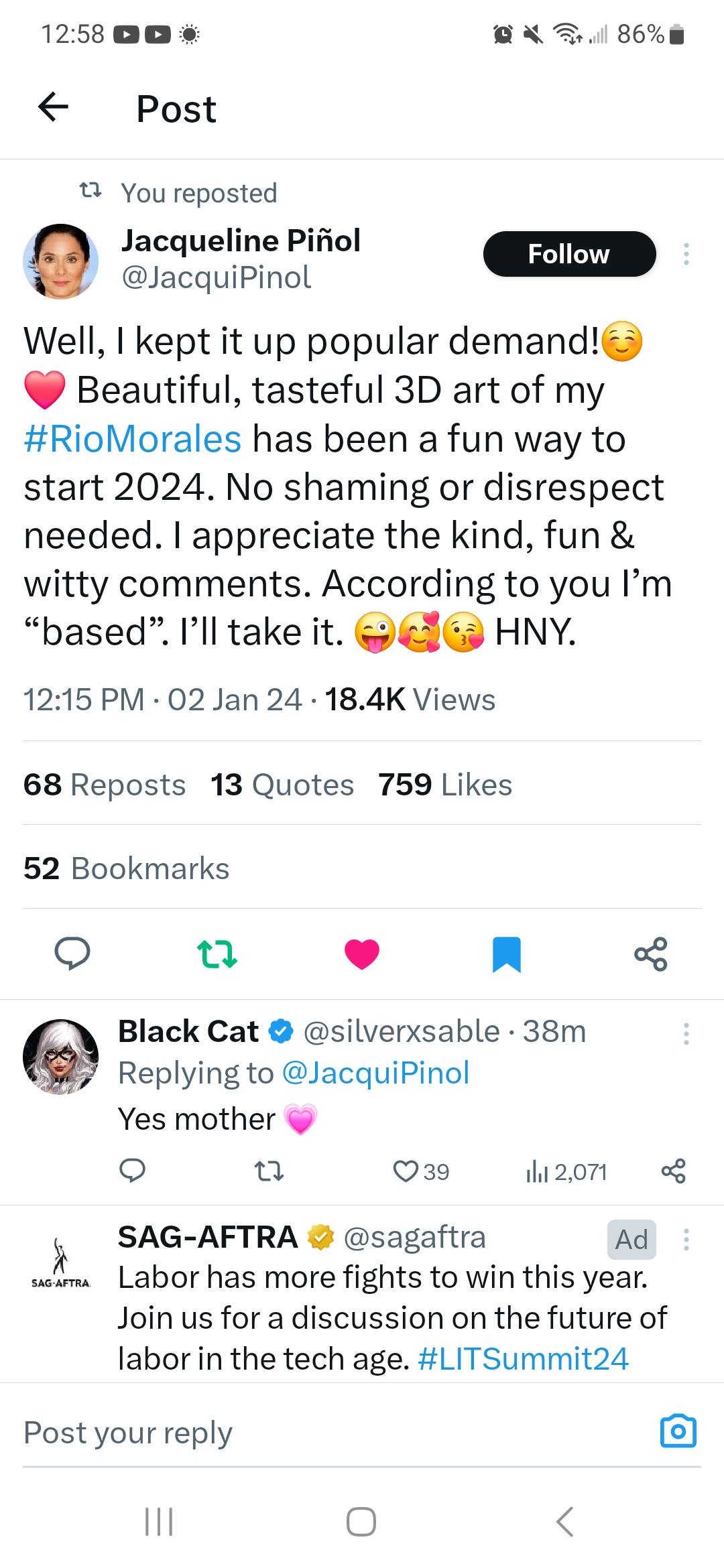 그녀는 트윗을 안 지우네 ㅋㅋㅋ : rSpidermanPS4