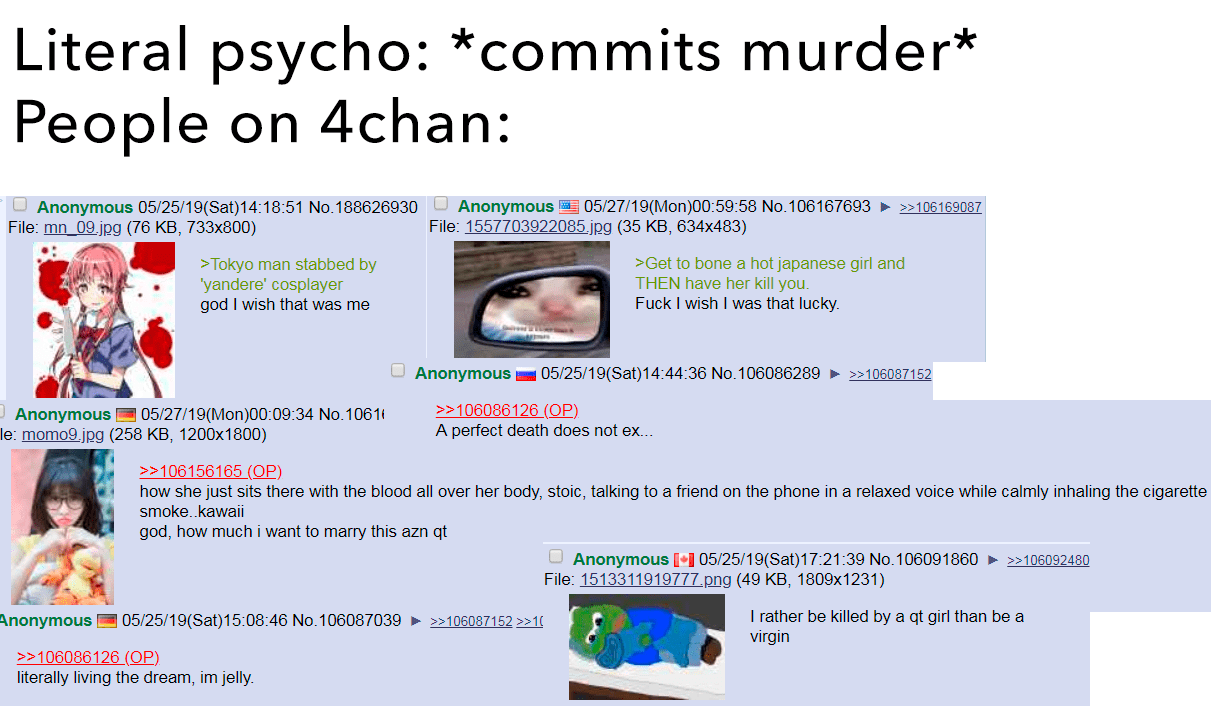 The degeneracy of the r/animemes is nothing, i fear, when compared to the condition of