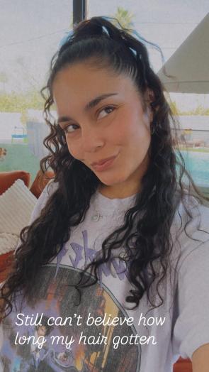 Vanessa long hair IG story 2/25/2026