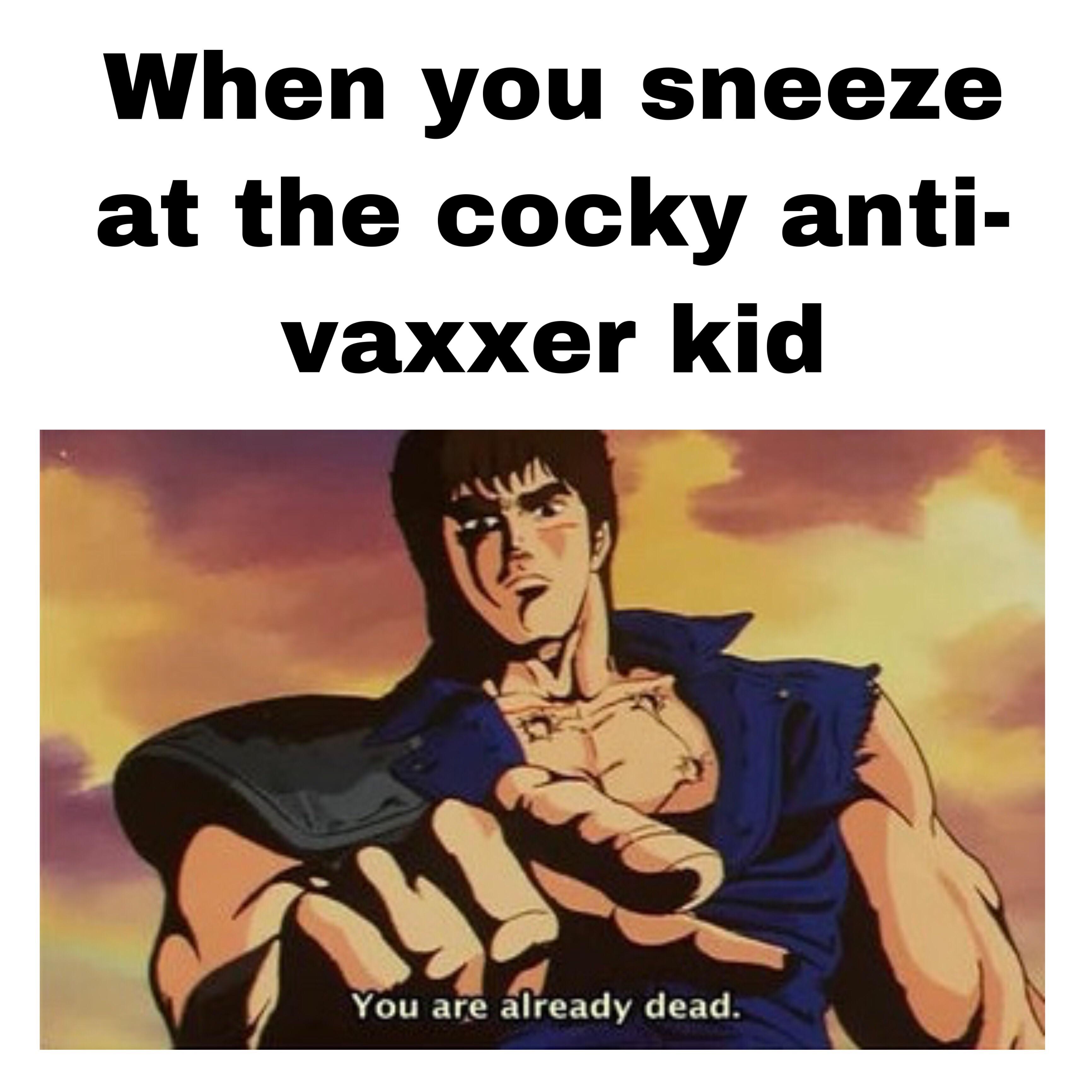 Téléchargement gratuit Images Omae Wa Mou Shindeiru Memes le plus cool salutations