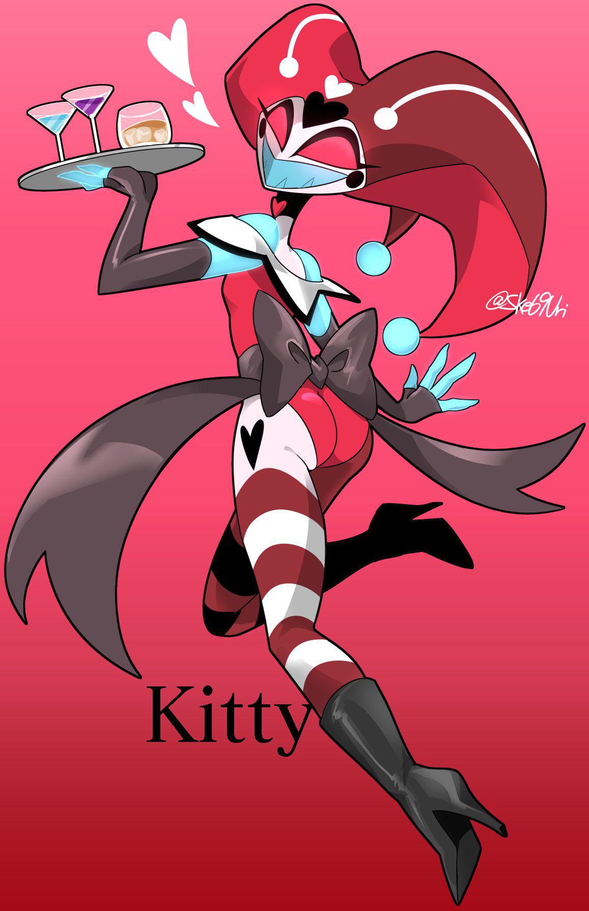 Kitty [Hazbin Hotel] (Artist: Sandyred) : rrule34