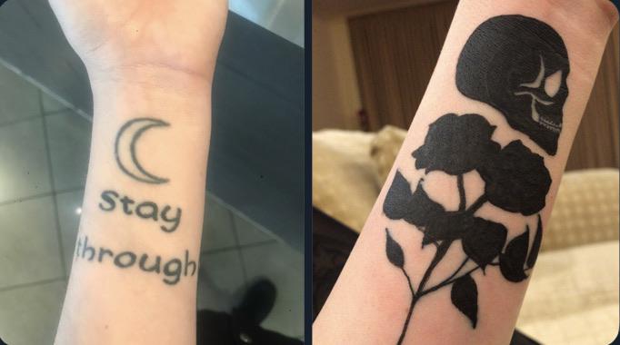 Wrist Tattoo Cover Up I Had Done By Chris Cutthroat In Brooklyn New York Tattoos