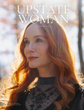 Christina on the cover of Upstate Woman