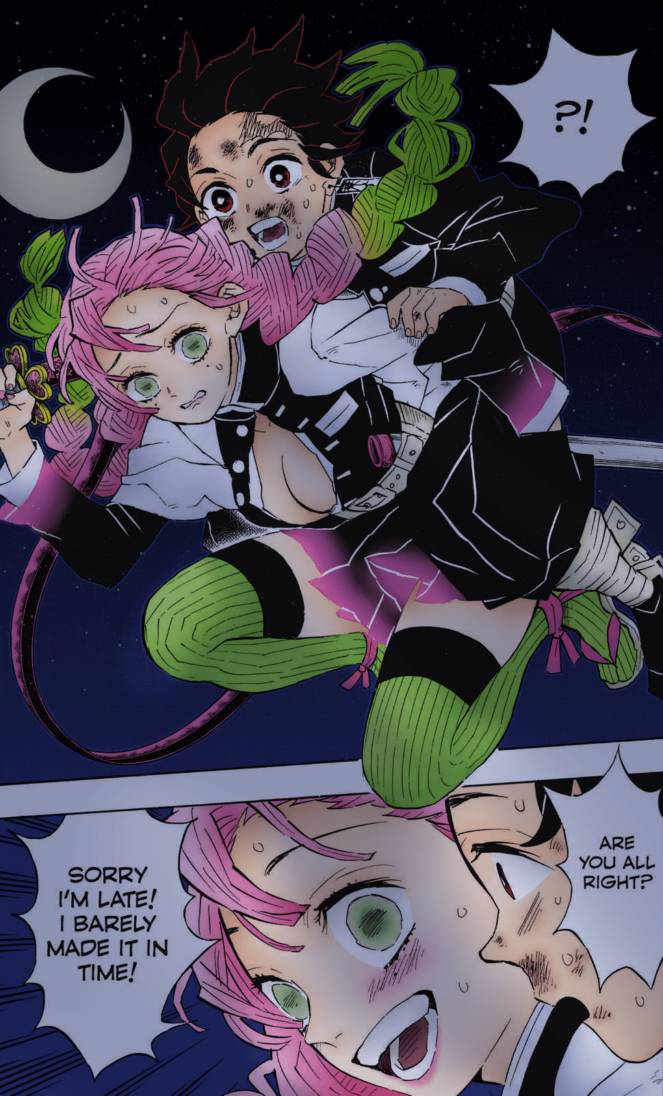 Mitsuri & Tanjiro - Demon Slayer : rmangacoloring