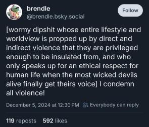 if you think shooting a healthcare CEO is bad just imagine he was killed by market forces and you’ll go back to thinking it’s good