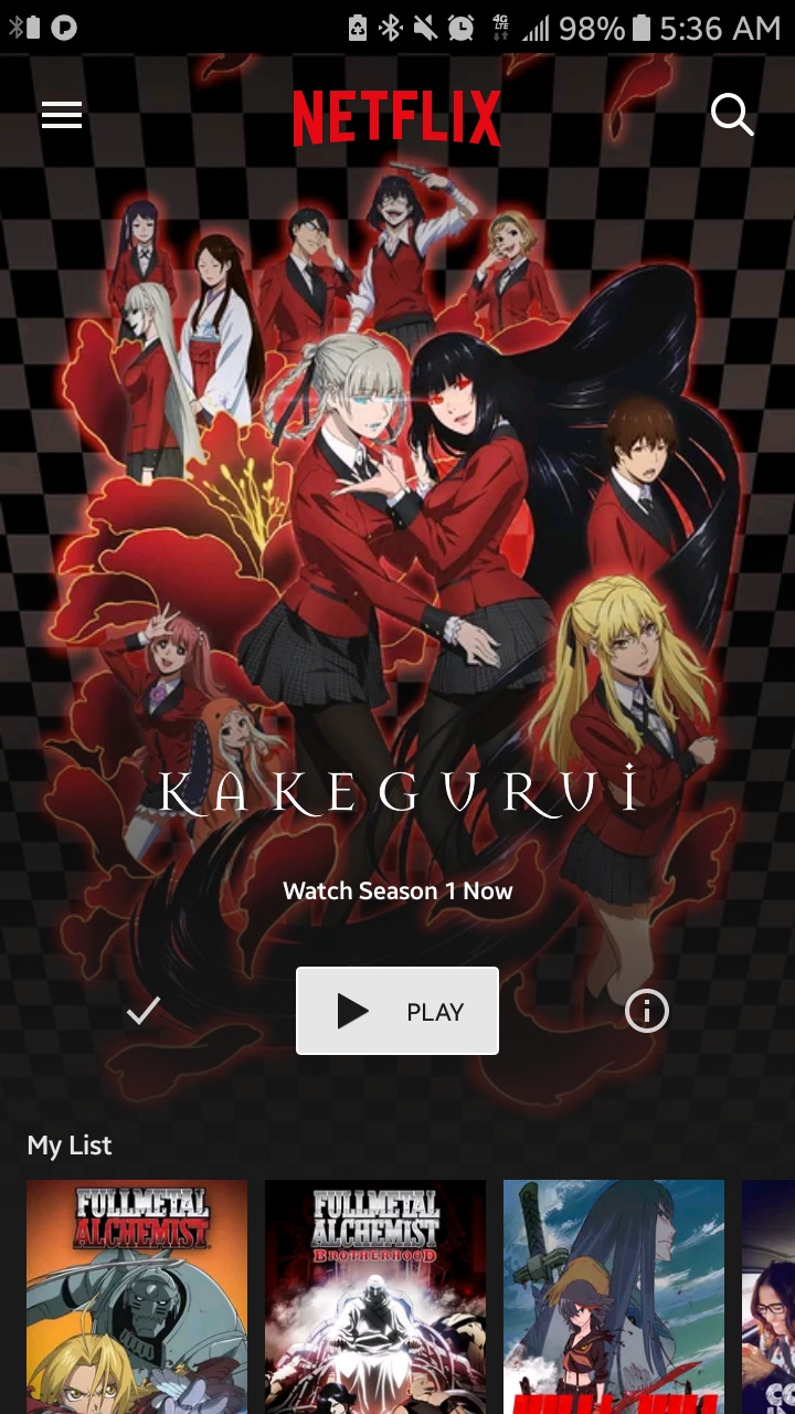 Are ends brought forth by&nbsp;. Kakegurui Is Finally Available On Netflix U S R Anime