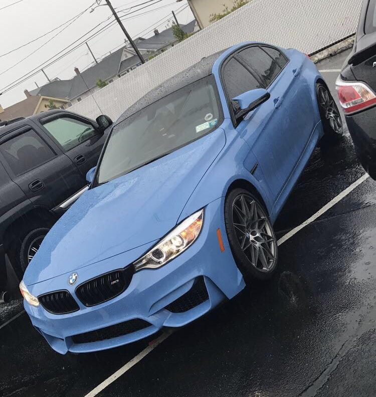 My 32yo boss' beautiful baby blue m3